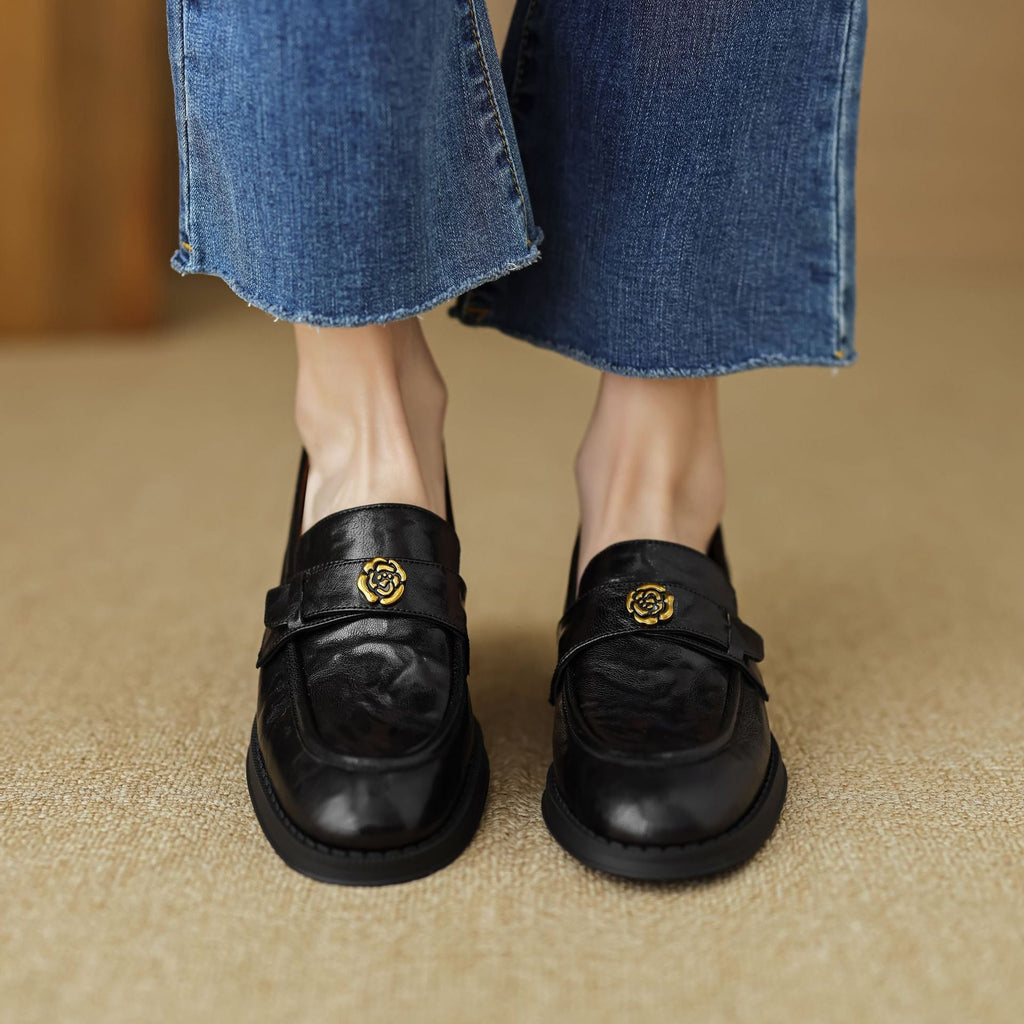 Morrelle | Faux Leather Loafers