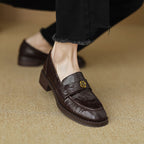 Morrelle | Faux Leather Loafers