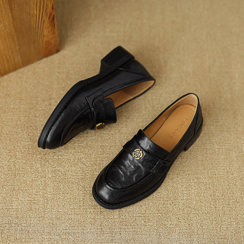 Morrelle | Faux Leather Loafers