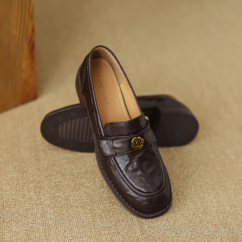 Morrelle | Faux Leather Loafers