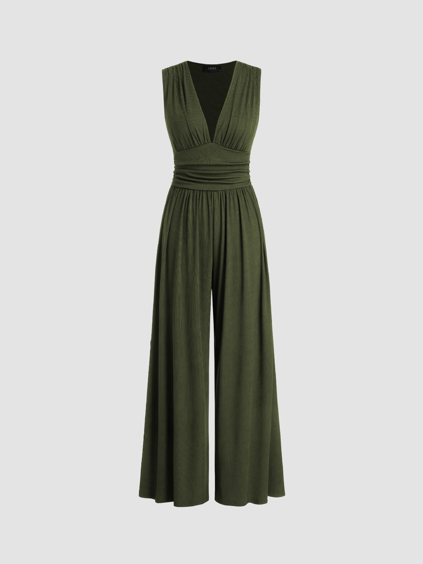 Selenae | Chic Sleeveless Wide-Leg Jumpsuit