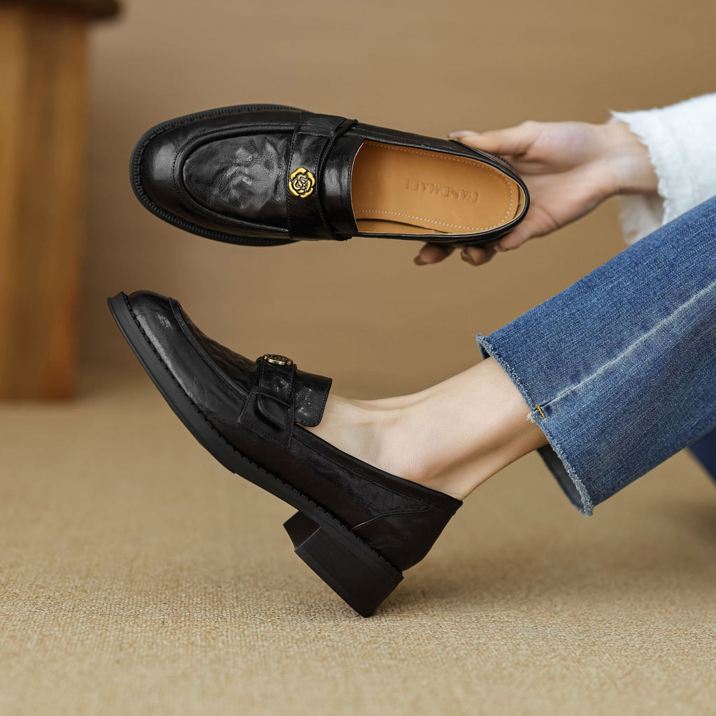 Morrelle | Faux Leather Loafers
