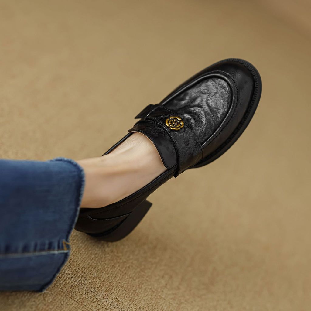 Morrelle | Faux Leather Loafers