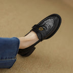 Morrelle | Faux Leather Loafers