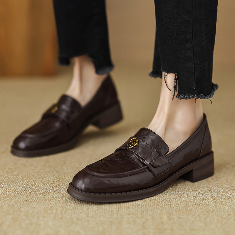 Morrelle | Faux Leather Loafers