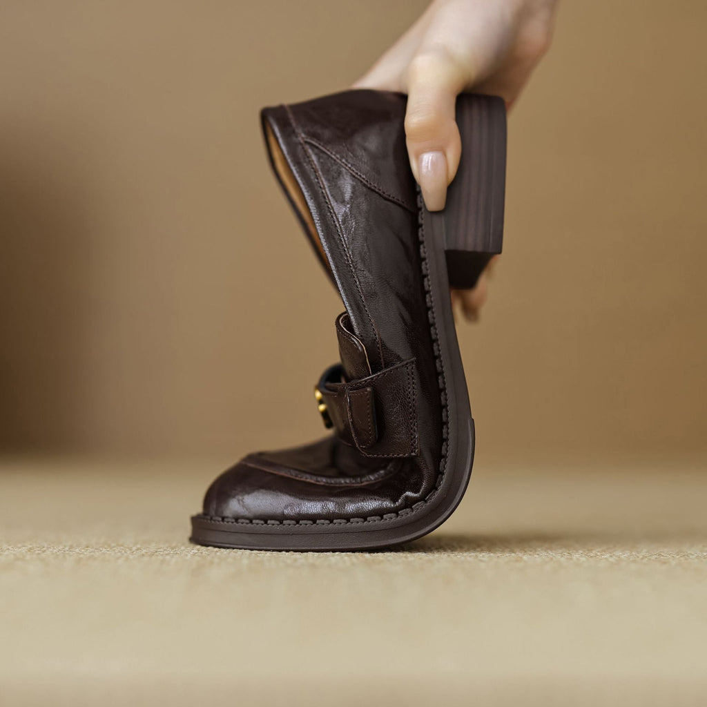 Morrelle | Faux Leather Loafers