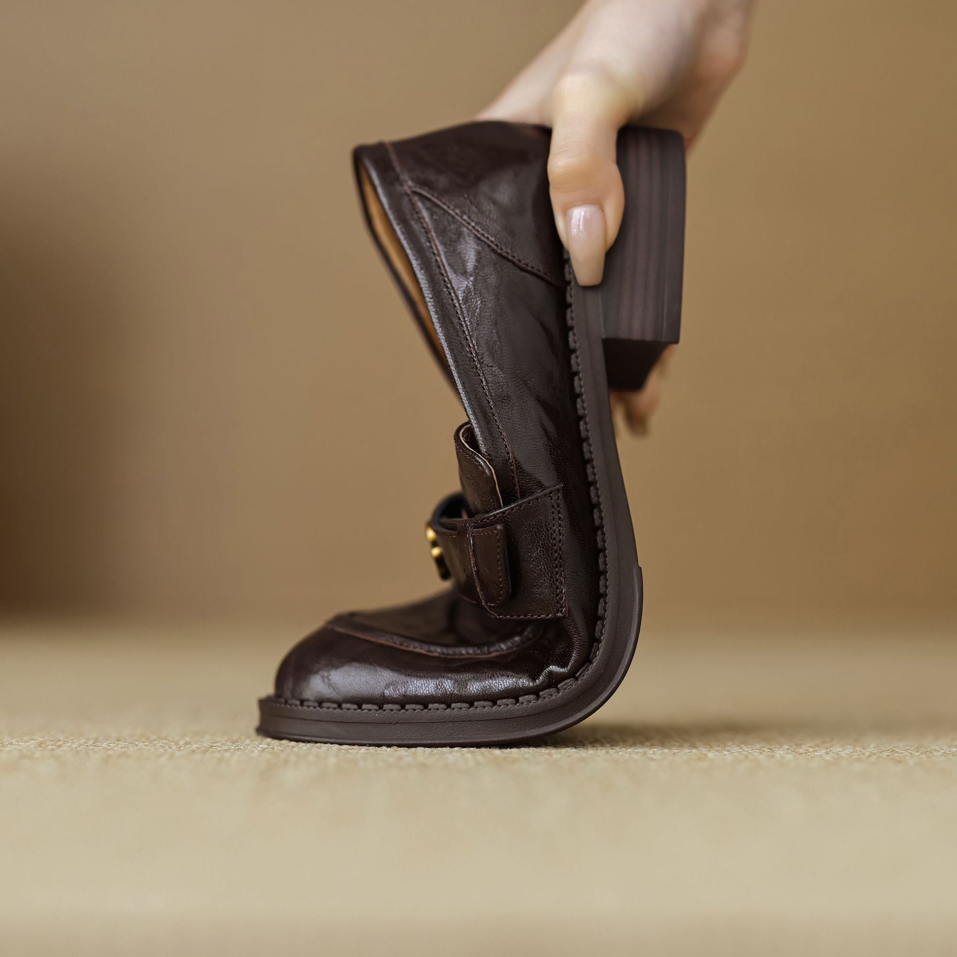Morrelle | Faux Leather Loafers