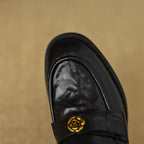 Morrelle | Faux Leather Loafers