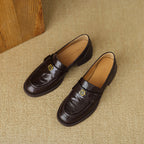 Morrelle | Faux Leather Loafers