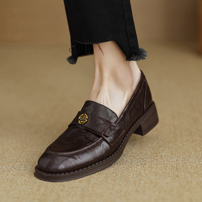 Morrelle | Faux Leather Loafers