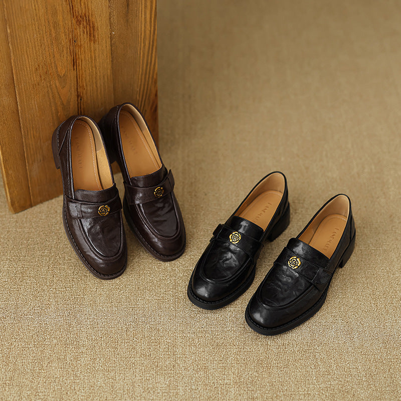 Morrelle | Faux Leather Loafers