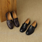 Morrelle | Faux Leather Loafers
