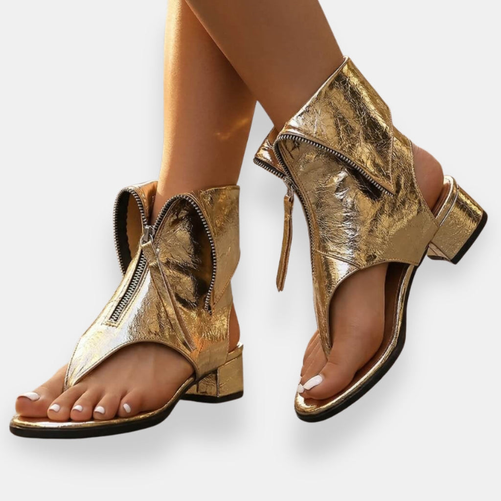 Octavienne Metallic Sandals for Women 0