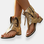 Octavienne Metallic Sandals for Women 0