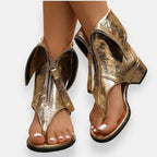 Octavienne Metallic Sandals for Women 3