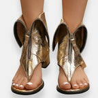 Octavienne Metallic Sandals for Women 4