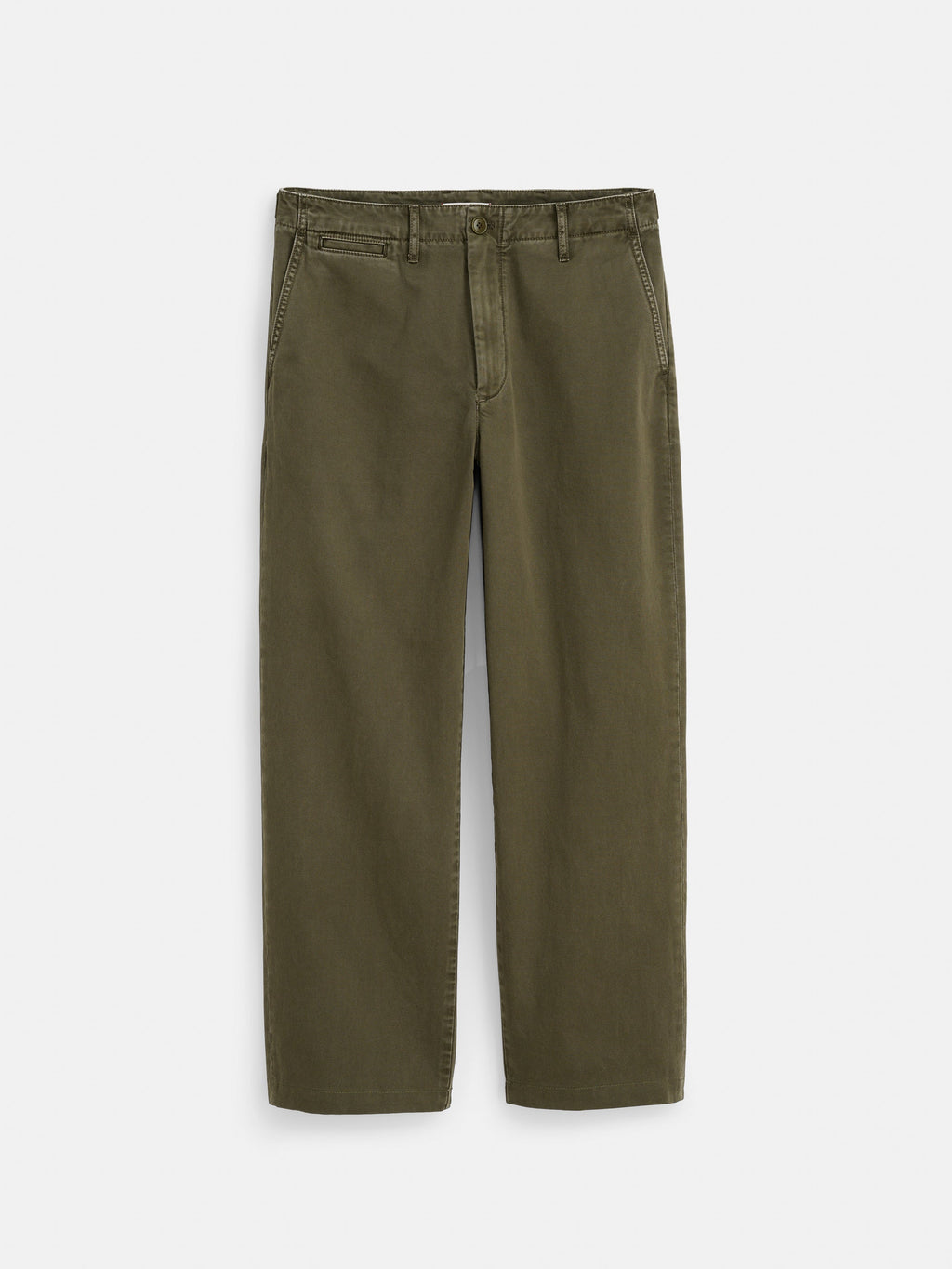 Raphael Straight Leg Pant Vintage Wash Chino 100% Cotton, Zip-Fly Closure 1