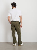 Raphael Straight Leg Pant Vintage Wash Chino 100% Cotton, Zip-Fly Closure 4