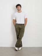 Raphael Straight Leg Pant Vintage Wash Chino 100% Cotton, Zip-Fly Closure 5