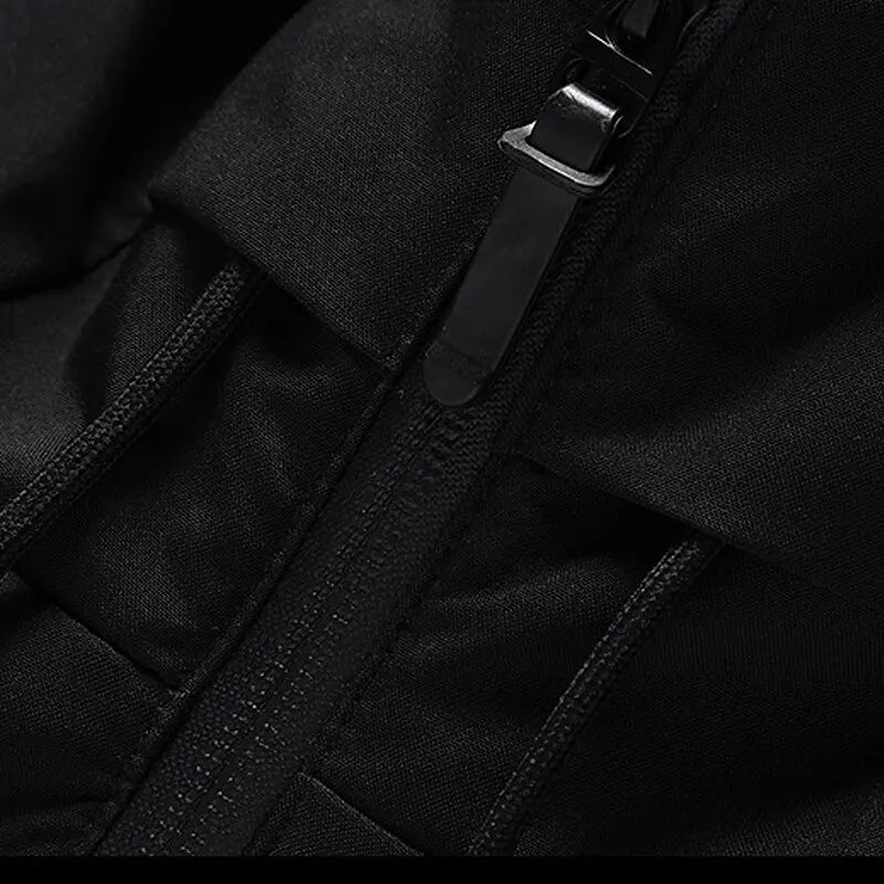 Reinout winter coat close-up of the front closure