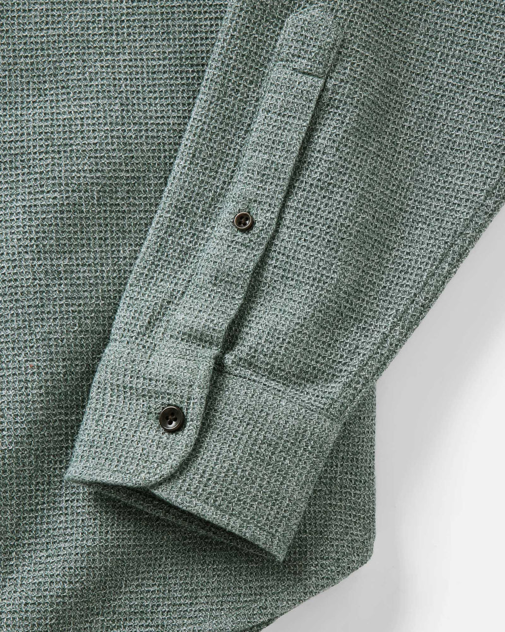 Ronan The Jack in Pine Twist Waffle Shirt 100% Organic Cotton 5