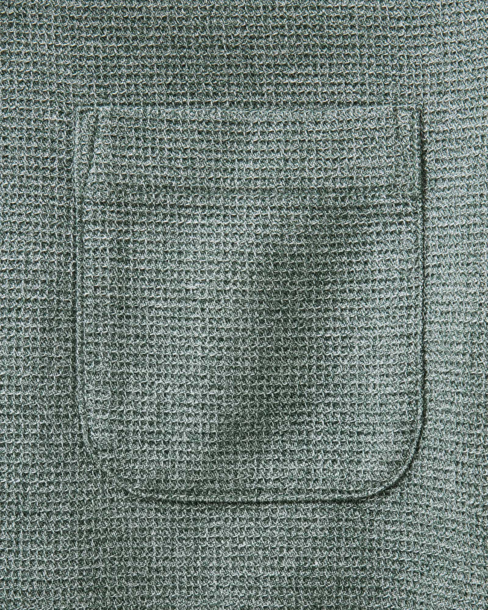 Ronan The Jack in Pine Twist Waffle Shirt 100% Organic Cotton 6