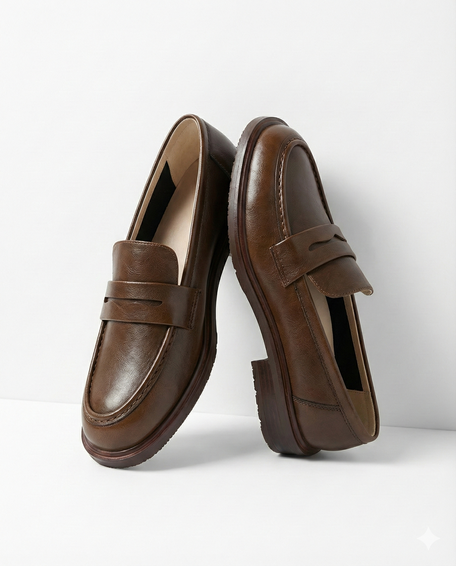 Stylish burgundy loafers with a classic heritage design, featuring a sleek silhouette and comfortable fit. 2