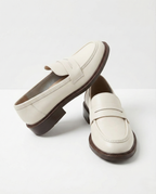 Stylish burgundy loafers with a classic heritage design, featuring a sleek silhouette and comfortable fit. 7