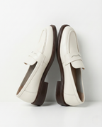 Stylish burgundy loafers with a classic heritage design, featuring a sleek silhouette and comfortable fit. 8