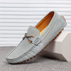 GIANNI | PERFORATED LEATHER LOAFERS