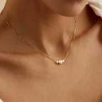 Roselle Pearl Necklace