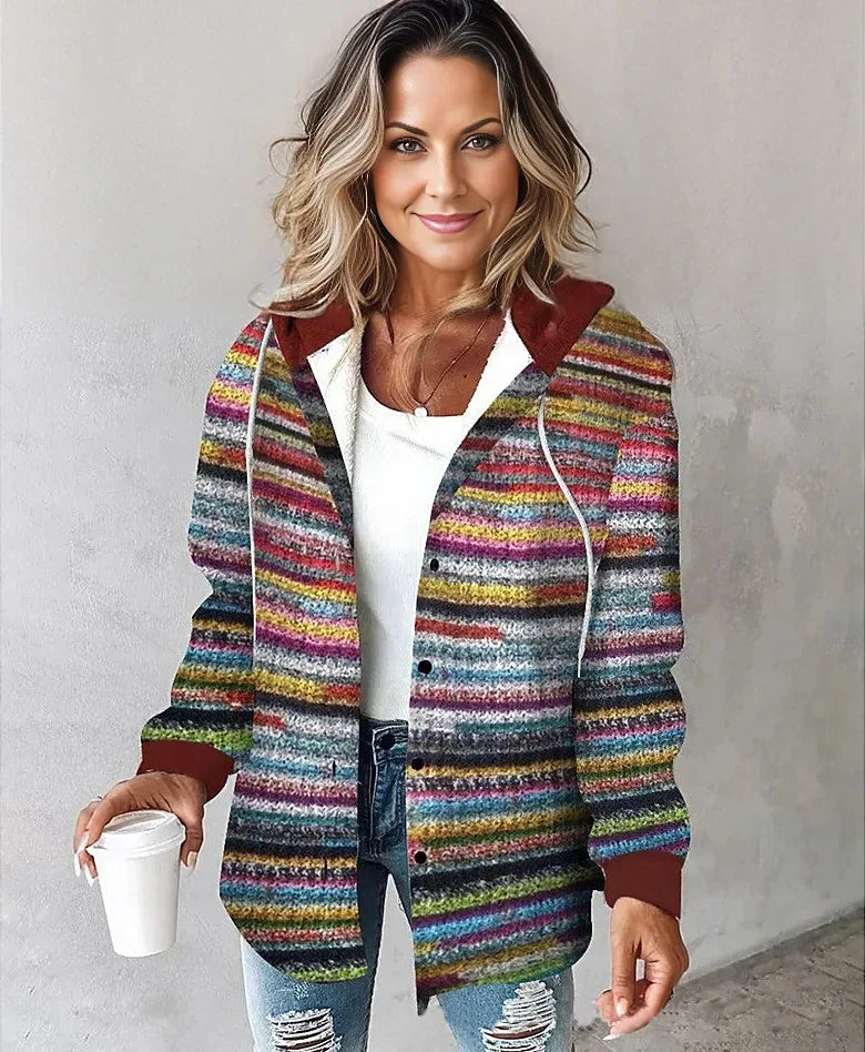 HIGHLAND | PLAID HOODED COAT