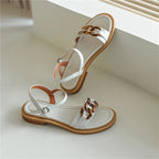 Catania | Leather Chain Sandal