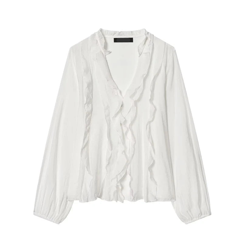Elise | Soft Ruffle Blouse