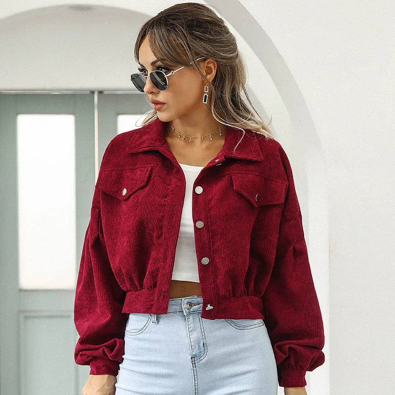 Florence | CROPPED CORDUROY JACKET
