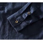 CALLEN | LINEN MANDARIN SHIRT