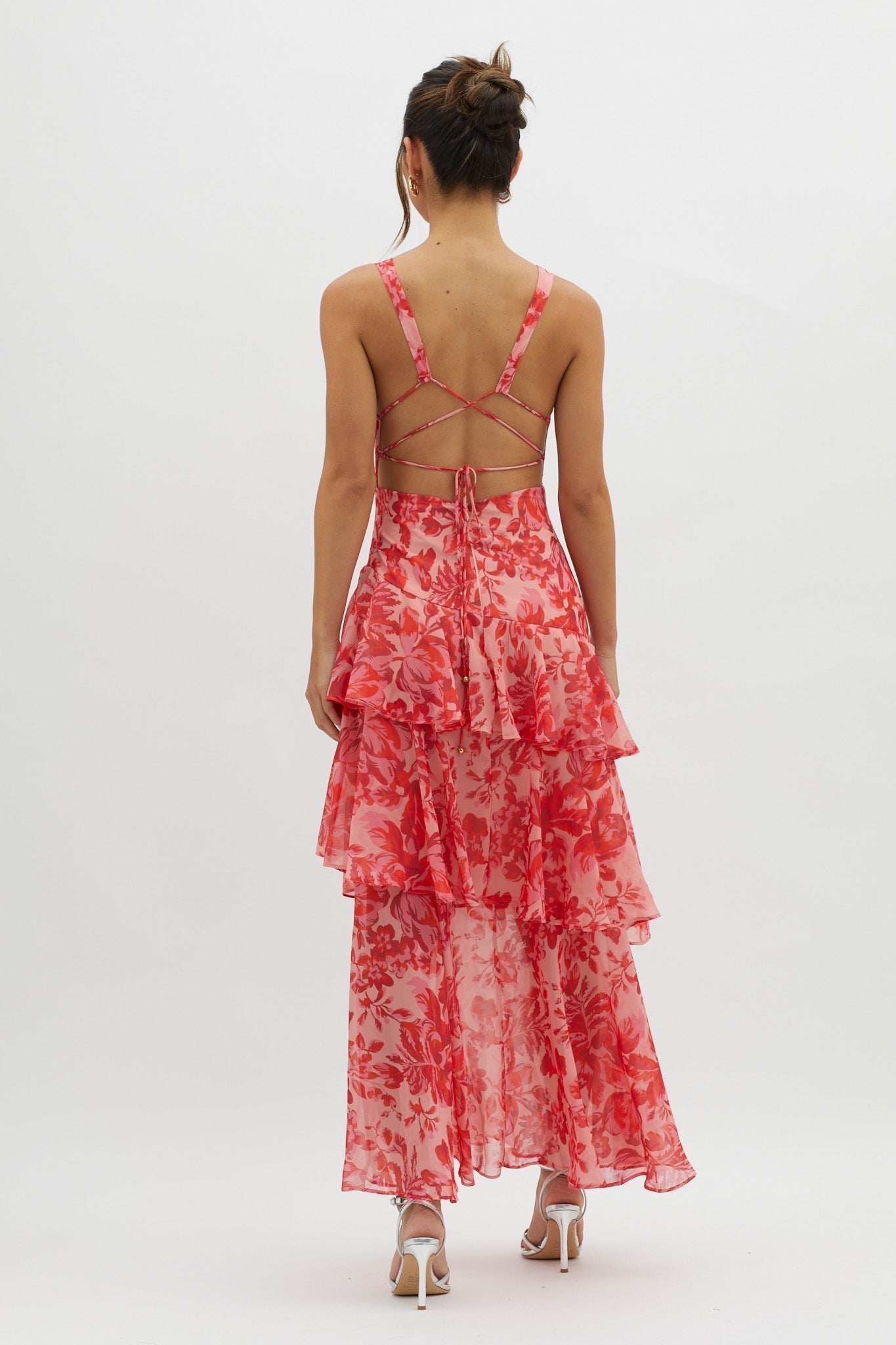Amelia | Bloom Straight-Cut Midi Dress