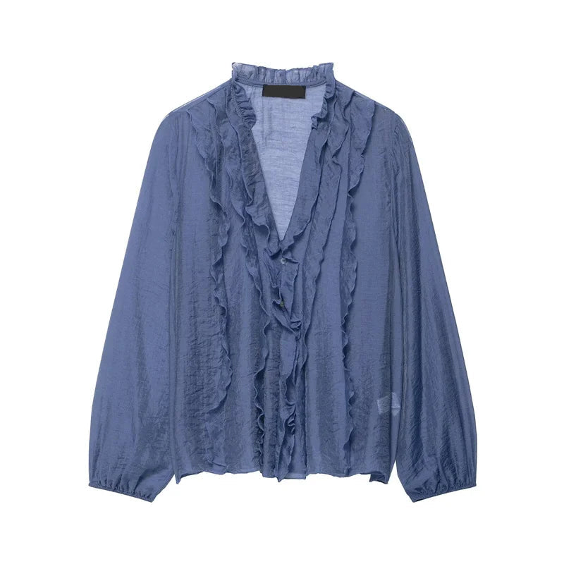 Elise | Soft Ruffle Blouse