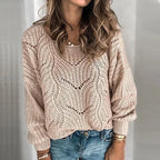 Calista | Round Neck Knitted Sweater