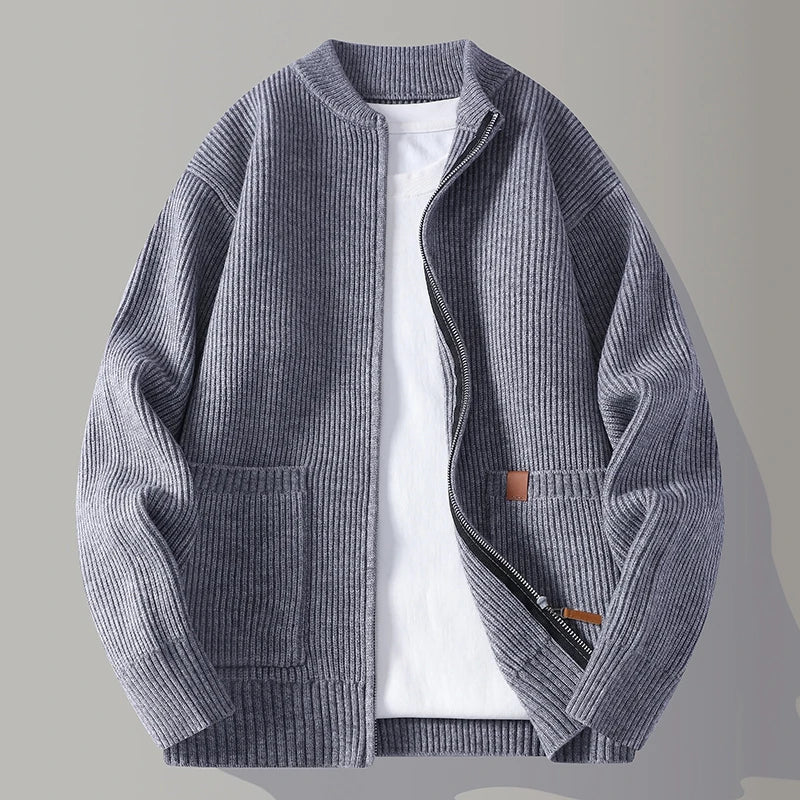 NOVAN | RIB KNIT JACKET