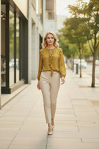 Élodie | Layered Bubble Sleeve Blouse