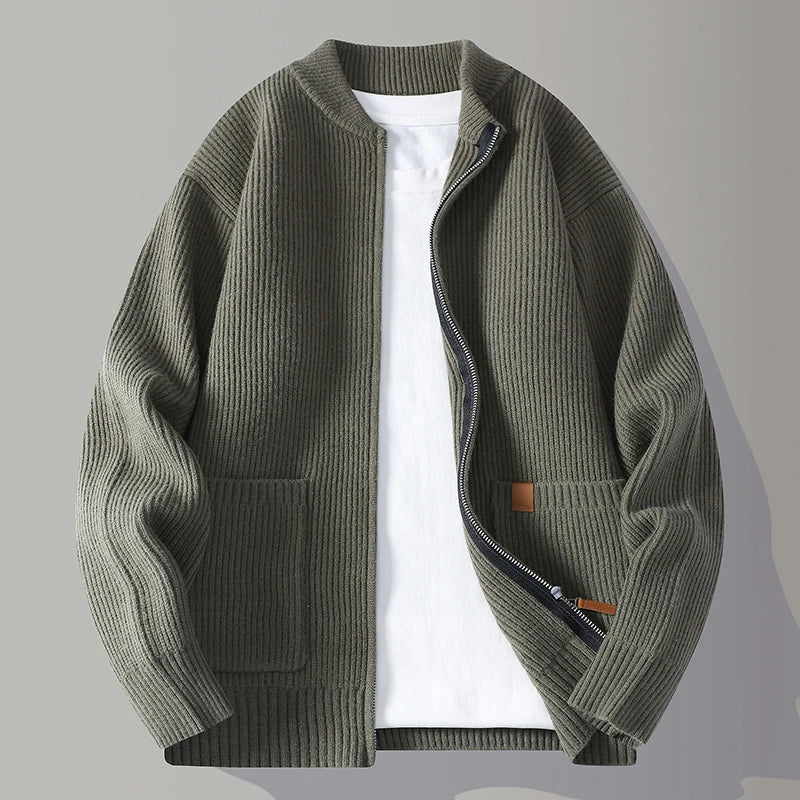 NOVAN | RIB KNIT JACKET