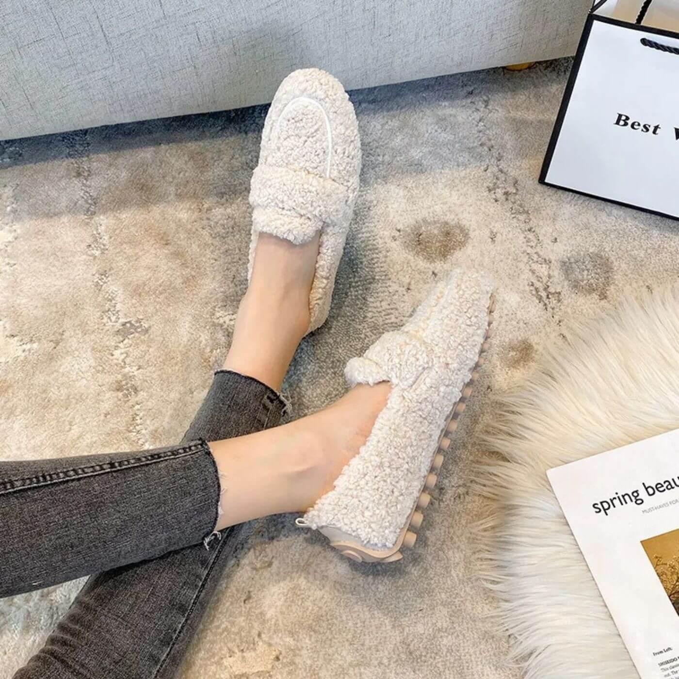 Jane | Cozy Warm Moccasins