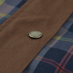 Jessy | Warm Checked Jacket Women with Soft Faux Fur Collar