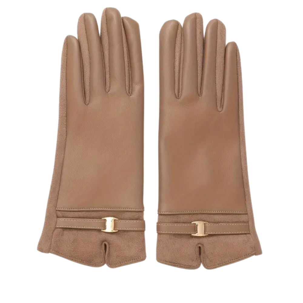 Cina | Waterproof leather gloves for winter