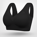Wende seamless bra in black, product view
