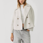 Petra | Women’s Cropped Double-Breasted Coat