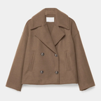 Petra | Women’s Cropped Double-Breasted Coat