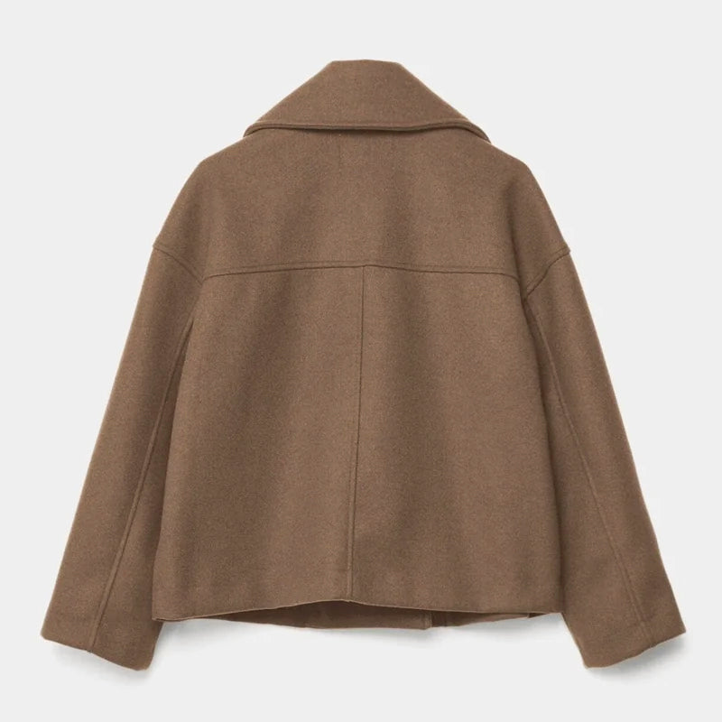Petra | Women’s Cropped Double-Breasted Coat