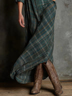 SERAPHINE | GREEN-LAPEL DRESS